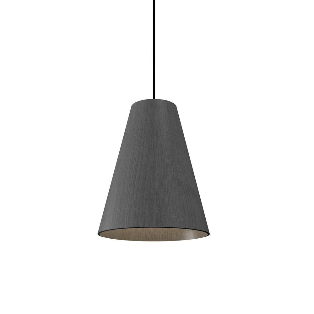 Accord Lighting - One Light Pendant - Conical - Organic Grey- Union Lighting Luminaires Decor