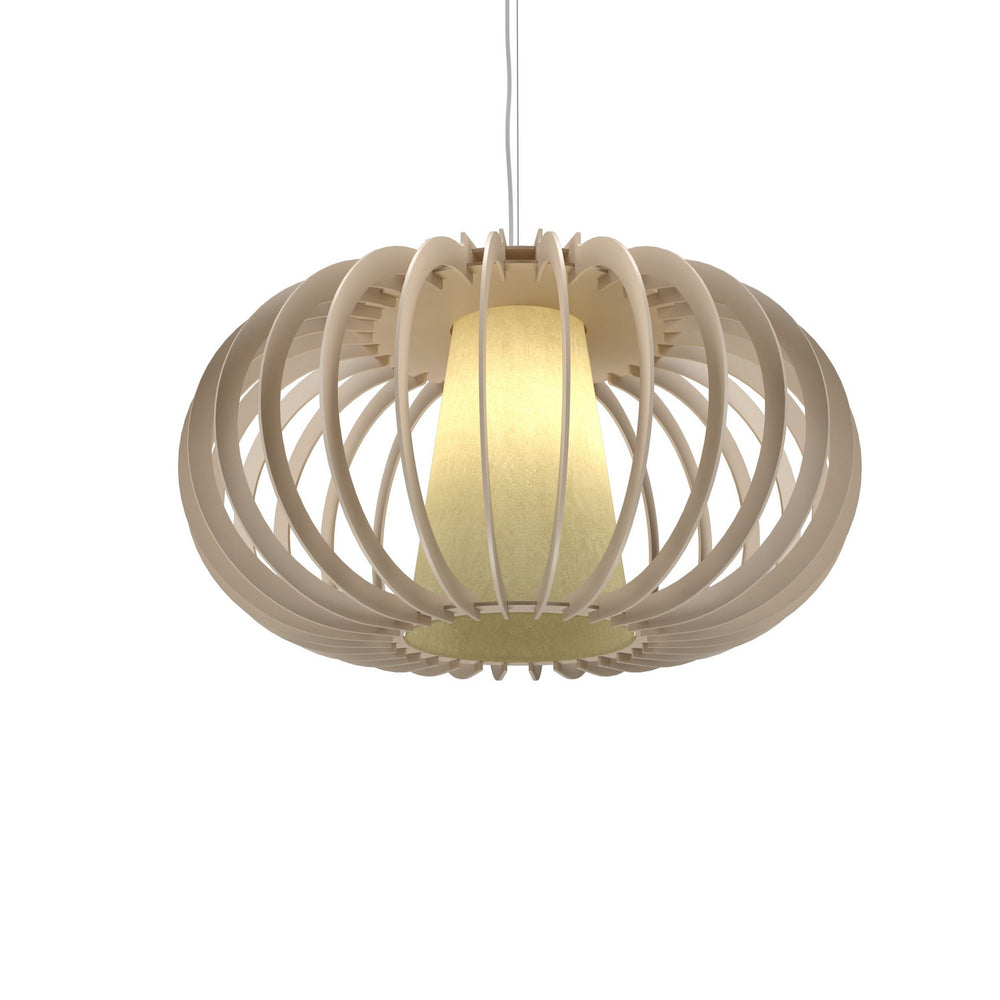 Accord Lighting - One Light Pendant - Stecche di Legno - Organic Cappuccino- Union Lighting Luminaires Decor