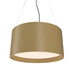 Accord Lighting - Three Light Pendant - Cylindrical - Organic Gold- Union Lighting Luminaires Decor