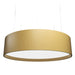 Accord Lighting - LED Pendant - Cylindrical - Organic Gold- Union Lighting Luminaires Decor