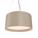 Accord Lighting - Three Light Pendant - Cylindrical - Organic Cappuccino- Union Lighting Luminaires Decor