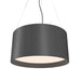 Accord Lighting - Three Light Pendant - Cylindrical - Organic Grey- Union Lighting Luminaires Decor