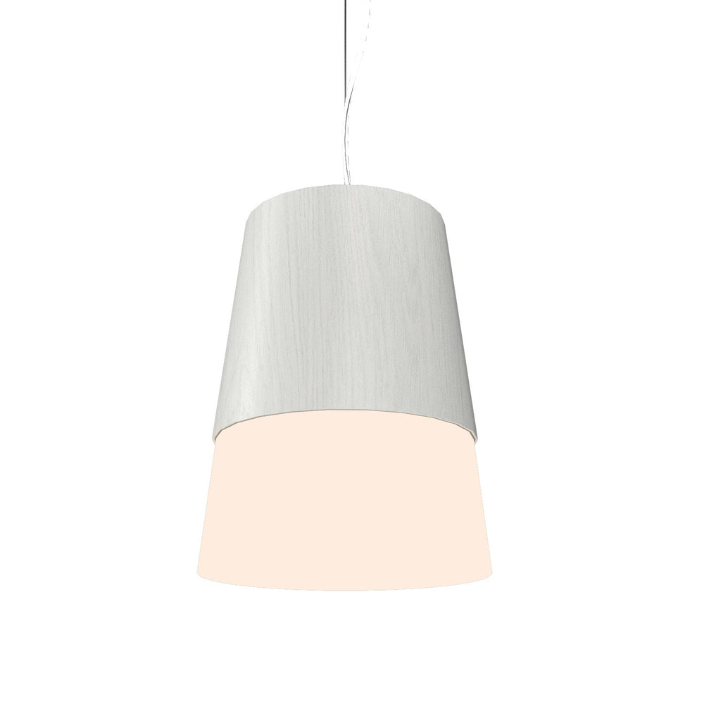 Accord Lighting - One Light Pendant - Conical - Organic White- Union Lighting Luminaires Decor
