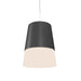 Accord Lighting - LED Pendant - Conical - Organic Grey- Union Lighting Luminaires Decor