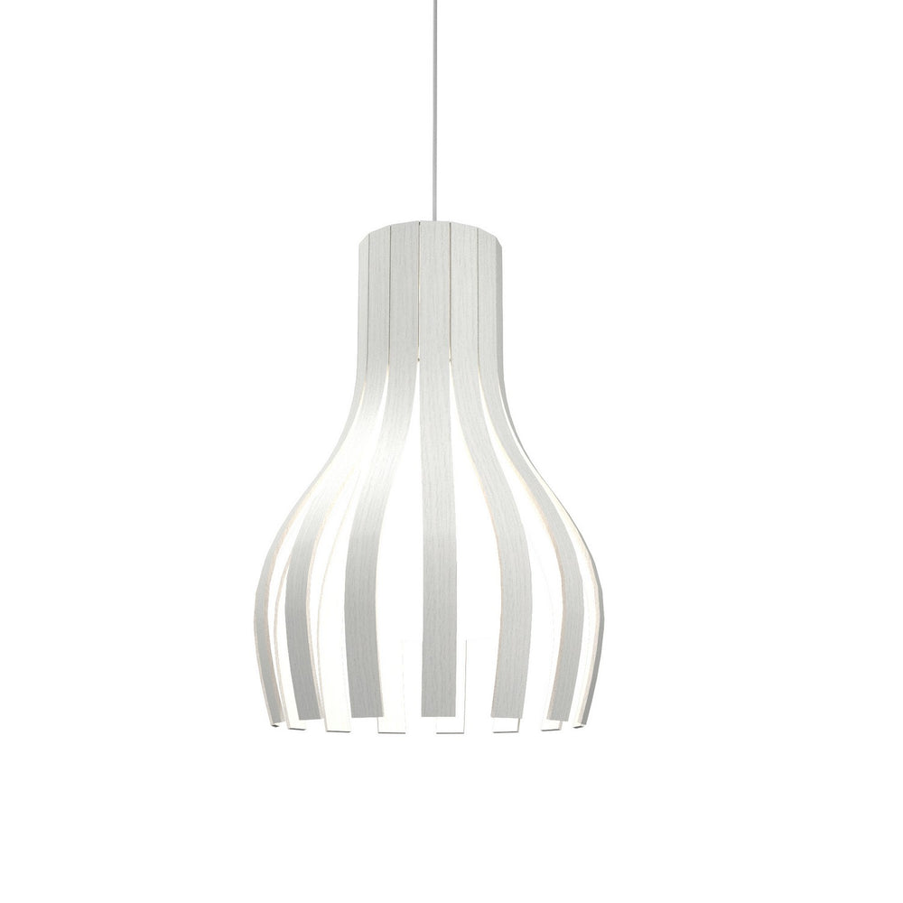 Accord Lighting - One Light Pendant - Barrel - Organic White- Union Lighting Luminaires Decor