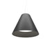 Accord Lighting - LED Pendant - Conical - Organic Grey- Union Lighting Luminaires Decor