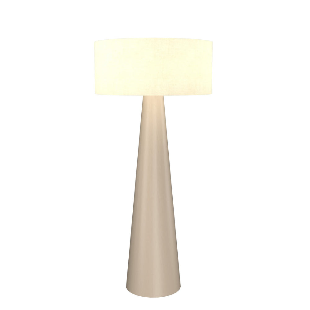 Accord Lighting - One Light Floor Lamp - Conical - Organic Cappuccino- Union Lighting Luminaires Decor