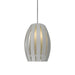 Accord Lighting - One Light Pendant - Barrel - Organic White- Union Lighting Luminaires Decor