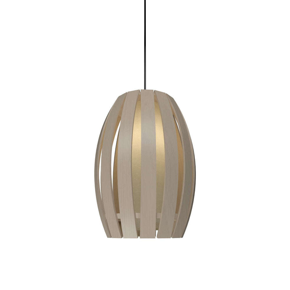 Accord Lighting - One Light Pendant - Barrel - Organic Cappuccino- Union Lighting Luminaires Decor