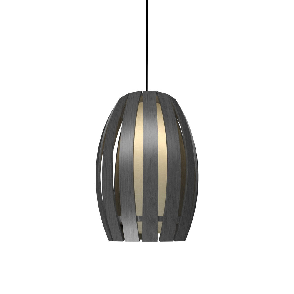 Accord Lighting - One Light Pendant - Barrel - Organic Grey- Union Lighting Luminaires Decor