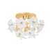 Corbett Lighting Canada - Four Light Flush Mount - Hygea - Gold Leaf- Union Lighting Luminaires Decor