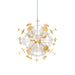 Corbett Lighting Canada - Nine Light Chandelier - Gleason - Vintage Gold Leaf- Union Lighting Luminaires Decor