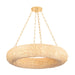 Corbett Lighting Canada - Ten Light Chandelier - Lure - Vintage Gold Leaf- Union Lighting Luminaires Decor