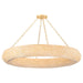Corbett Lighting Canada - 16 Light Chandelier - Lure - Vintage Gold Leaf- Union Lighting Luminaires Decor