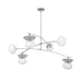Corbett Lighting Canada - Six Light Chandelier - Ceylon - Vintage Gold Leaf- Union Lighting Luminaires Decor