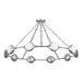 Corbett Lighting Canada - LED Chandelier - Riviere - Vintage Gold Leaf- Union Lighting Luminaires Decor