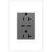 Legrand Canada - 20A Tamper-Resistant Ultra-Fast Plus Power Delivery USB Type-C/C Outlet, Plus-Size - Magnesium- Union Lighting Luminaires Decor