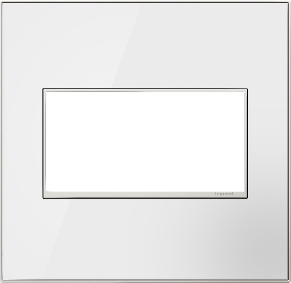Legrand Canada - Two-Gang Screwless Wall Plate - Adorne - Mirror- Union Lighting Luminaires Decor
