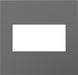 Legrand Canada - Two-Gang Screwless Wall Plate with Microban - Adorne - Magnesium- Union Lighting Luminaires Decor