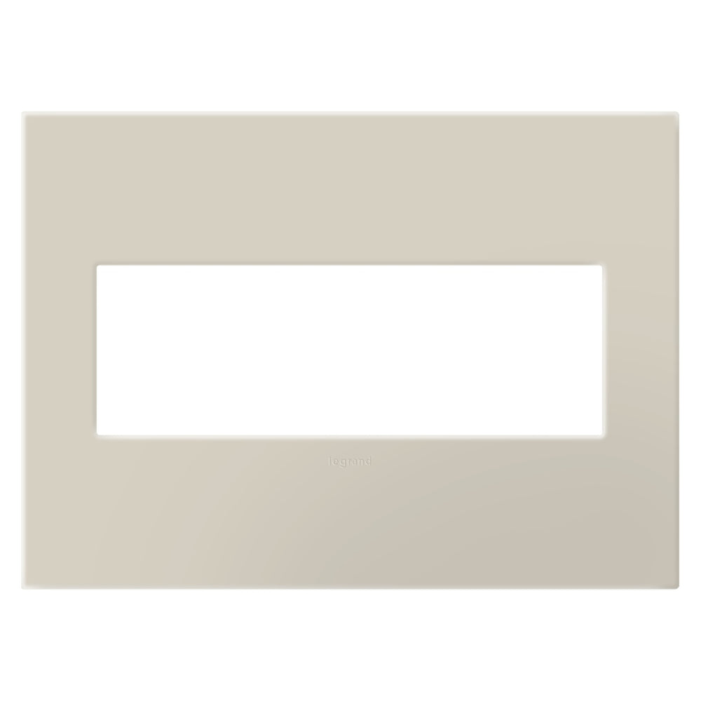 Legrand Canada - Three-Gang Screwless Wall Plate with Microban- Union Lighting Luminaires Decor