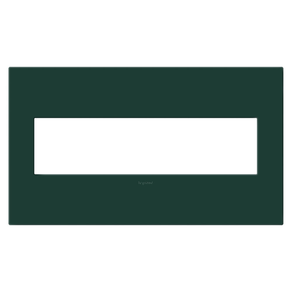 Legrand Canada - Four-Gang Screwless Wall Plate with Microban- Union Lighting Luminaires Decor