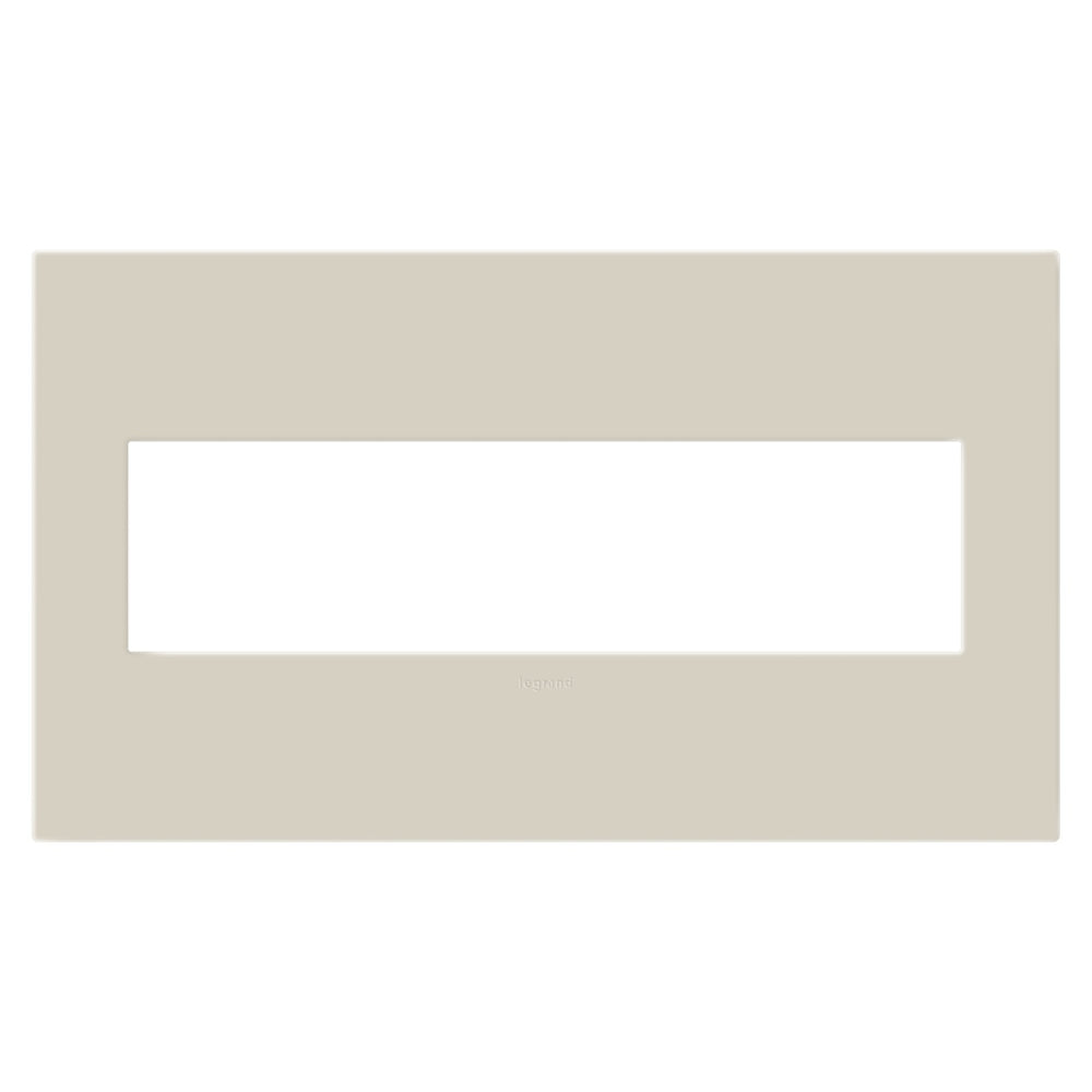 Legrand Canada - Four-Gang Screwless Wall Plate with Microban- Union Lighting Luminaires Decor