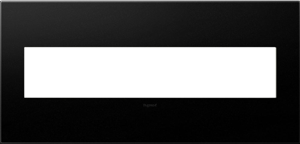 Legrand Canada - Five-Gang Screwless Wall Plate with Microban - Adorne - Grahite- Union Lighting Luminaires Decor