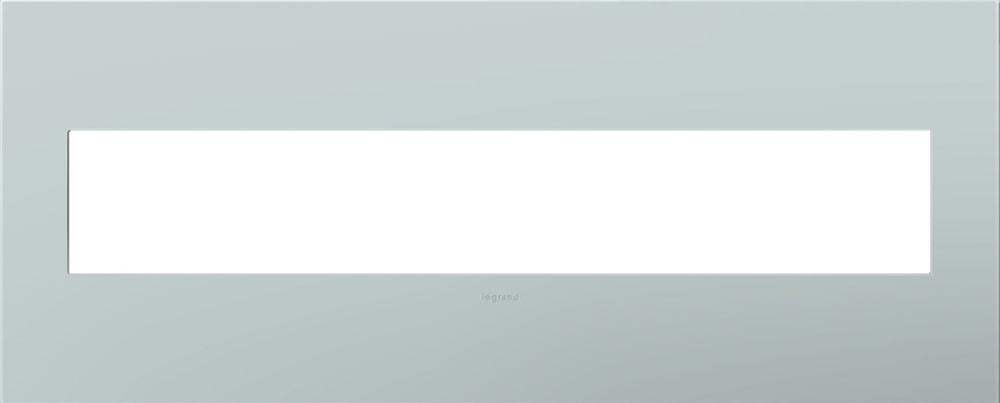 Legrand Canada - Six-Gang Screwless Wall Plate - Adorne - Pale Blue- Union Lighting Luminaires Decor