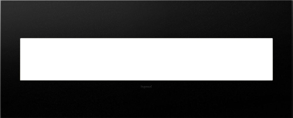 Legrand Canada - Six-Gang Screwless Wall Plate with Microban - Adorne - Grahite- Union Lighting Luminaires Decor