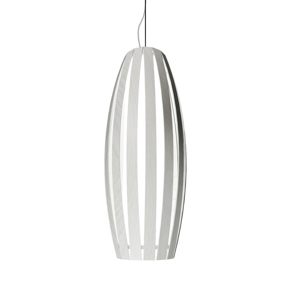 Accord Lighting - One Light Pendant - Barrel - Organic White- Union Lighting Luminaires Decor