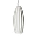 Accord Lighting - One Light Pendant - Barrel - Organic White- Union Lighting Luminaires Decor