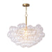 Regina Andrew Canada - One Light Chandelier - Bubbles - Natural Brass- Union Lighting Luminaires Decor