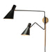 Regina Andrew Canada - Two Light Wall Sconce - Spyder - Blackened Brass- Union Lighting Luminaires Decor