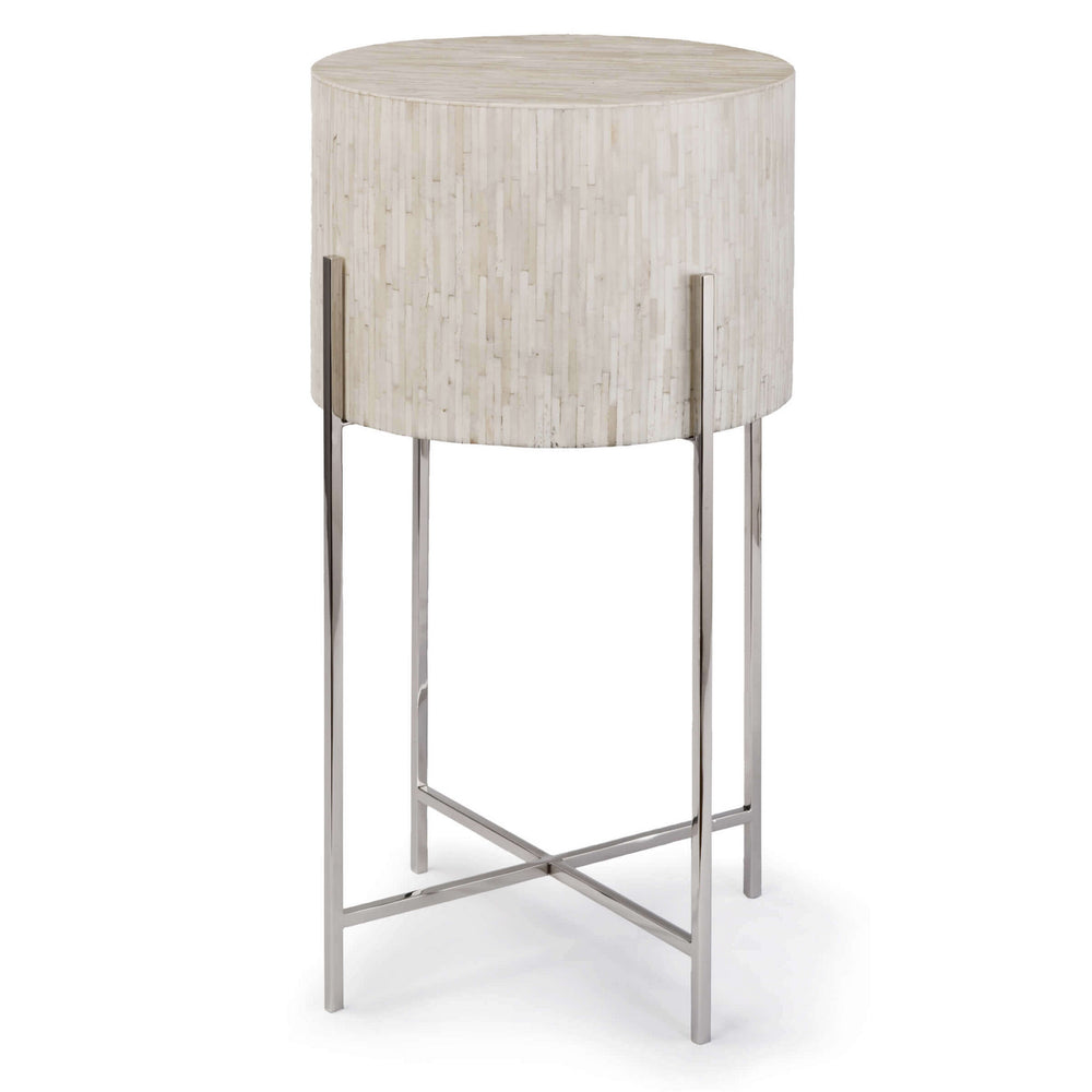 Regina Andrew Canada - Table - Bone - Polished Nickel- Union Lighting Luminaires Decor