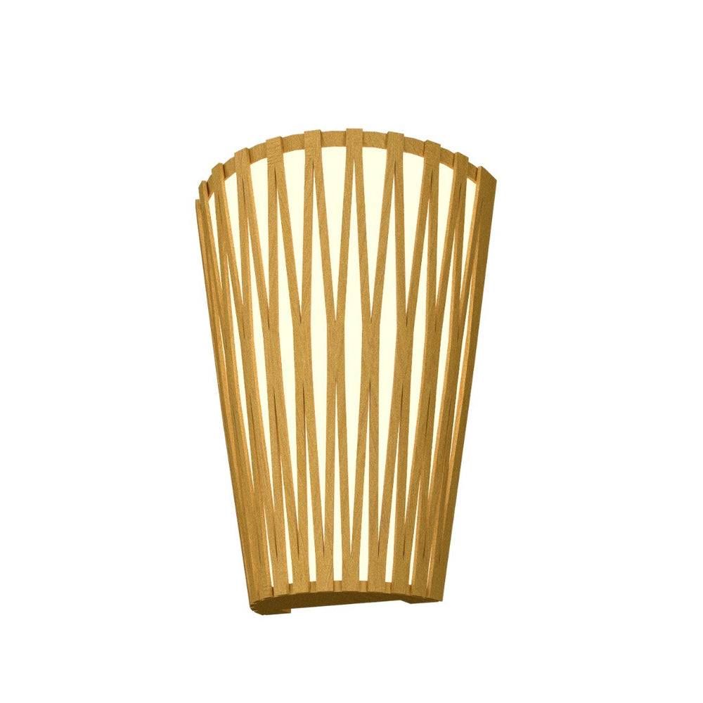 Accord Lighting - Two Light Wall Lamp - Living Hinges - Organic Gold- Union Lighting Luminaires Decor