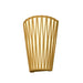 Accord Lighting - Two Light Wall Lamp - Living Hinges - Organic Gold- Union Lighting Luminaires Decor