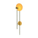 Accord Lighting - One Light Wall Lamp - Dot - Organic Gold- Union Lighting Luminaires Decor