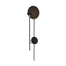 Accord Lighting - One Light Wall Lamp - Dot - Organic Grey- Union Lighting Luminaires Decor