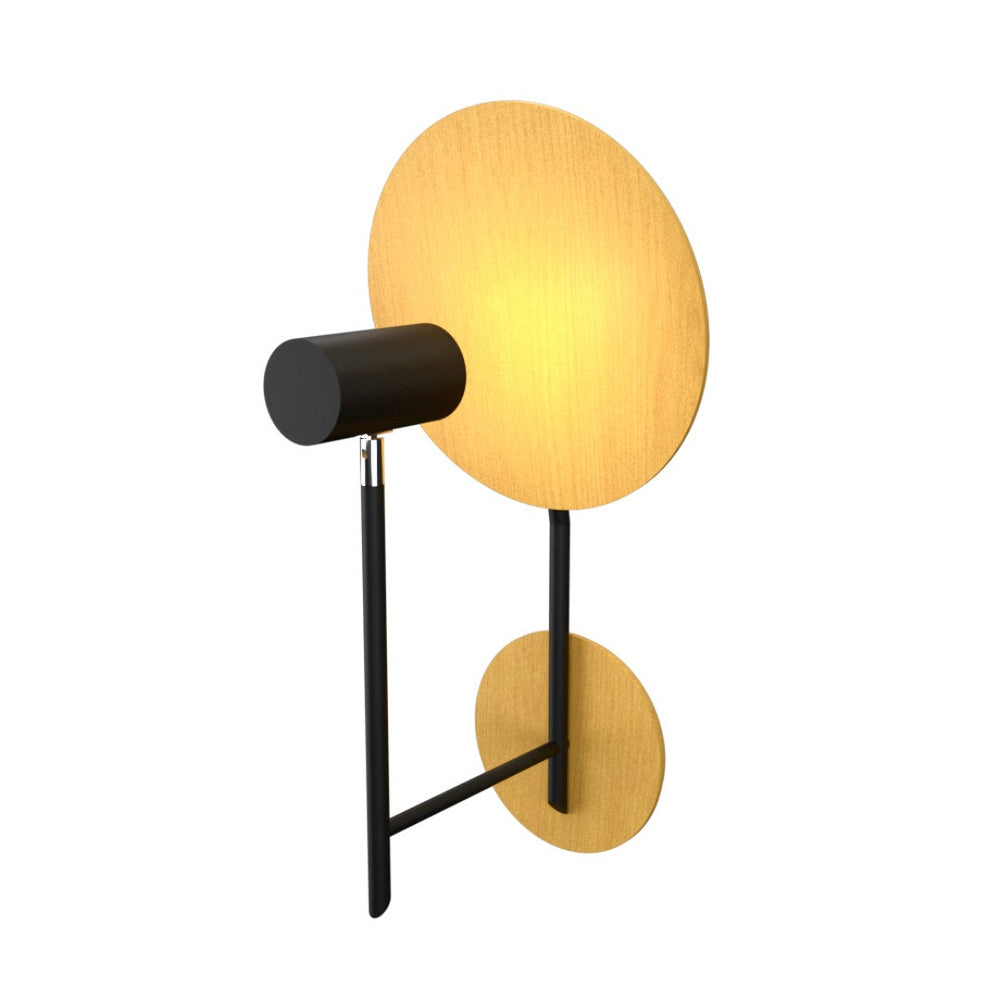 Accord Lighting - One Light Wall Lamp - Dot - Organic Gold- Union Lighting Luminaires Decor