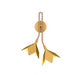 Accord Lighting - One Light Wall Lamp - Sakura - Organic Gold- Union Lighting Luminaires Decor