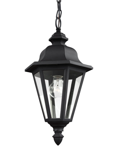 Generation Lighting Canada - One Light Outdoor Pendant - Brentwood - Black- Union Lighting Luminaires Decor