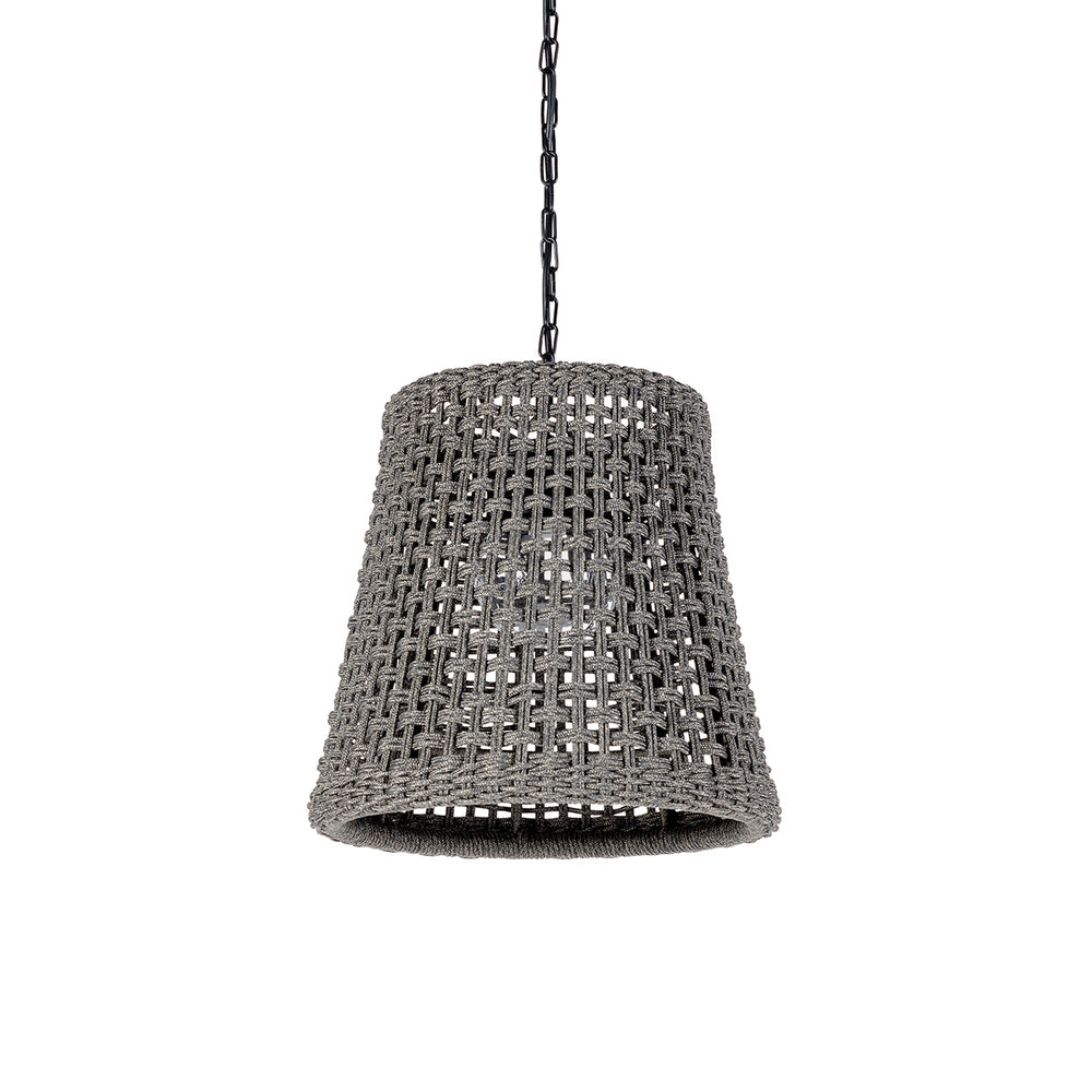 Palecek Canada - One Light Pendant - Brunswick - Charcoal Grey- Union Lighting Luminaires Decor