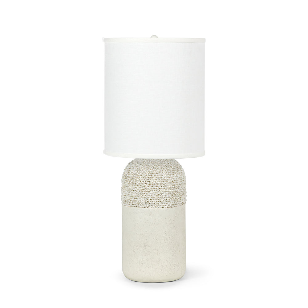 Palecek Canada - One Light Table Lamp - Gemma - White- Union Lighting Luminaires Decor