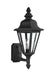 Generation Lighting Canada - One Light Outdoor Wall Lantern - Brentwood - Black- Union Lighting Luminaires Decor