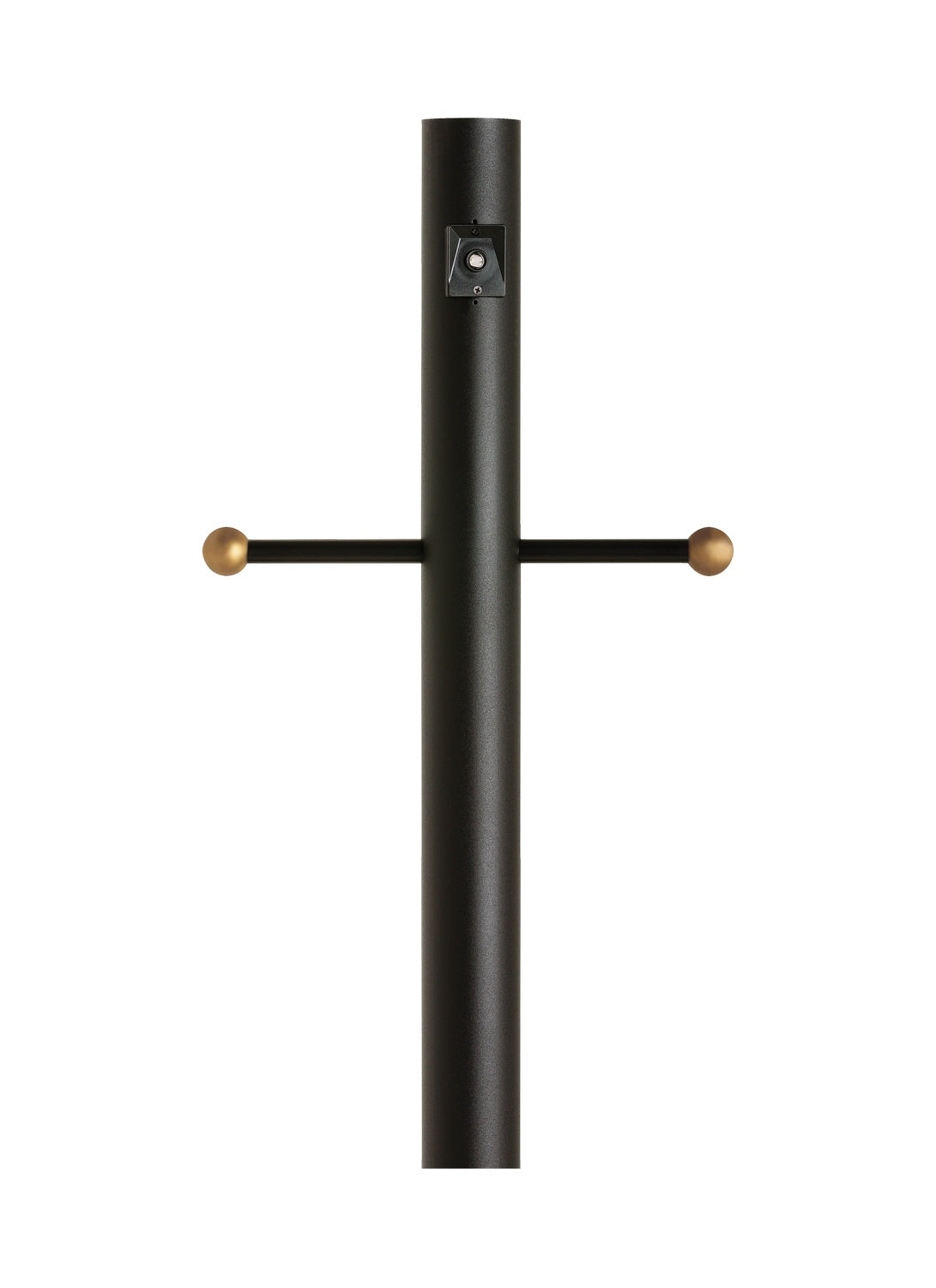 Generation Lighting Canada. - Post with Ladder Rest and Photo Cell - Outdoor Posts - Black- Union Lighting Luminaires Decor