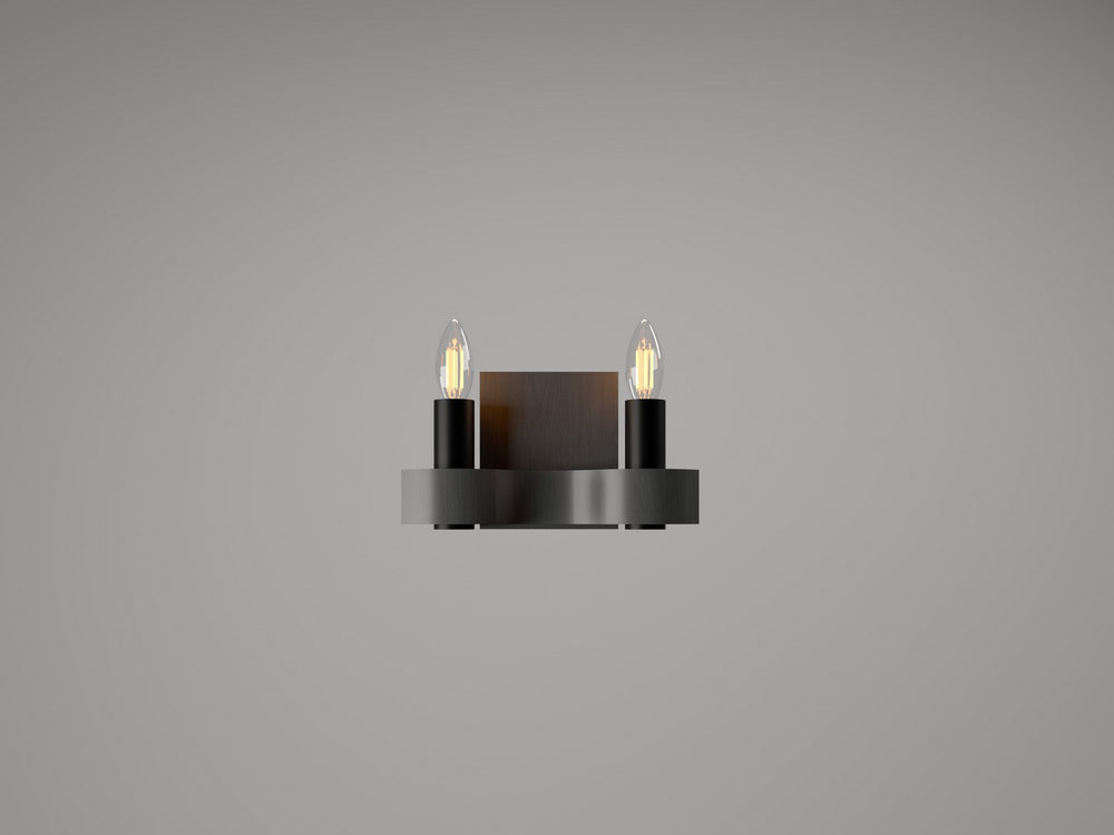 Accord Lighting - One Light Wall Lamp - Flow - Organic Grey- Union Lighting Luminaires Decor