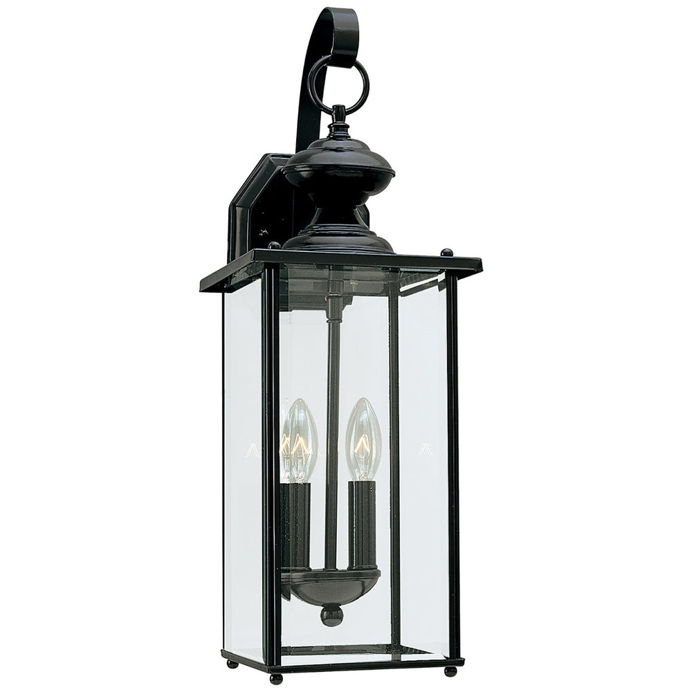 Generation Lighting Canada - Two Light Outdoor Wall Lantern - Jamestowne - Black- Union Lighting Luminaires Decor