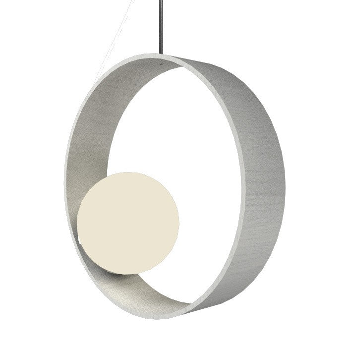 Accord Lighting - One Light Pendant - Sfera - Organic White- Union Lighting Luminaires Decor