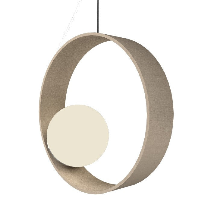 Accord Lighting - One Light Pendant - Sfera - Organic Cappuccino- Union Lighting Luminaires Decor