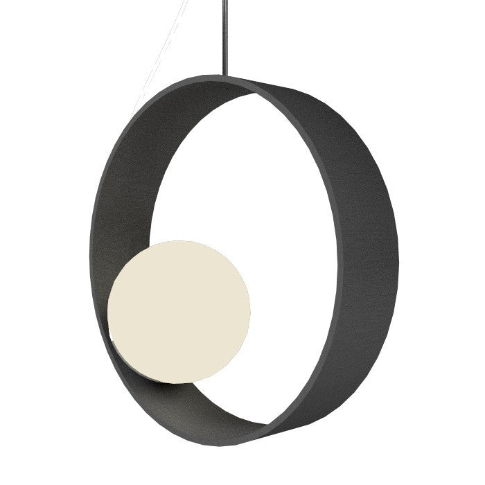 Accord Lighting - One Light Pendant - Sfera - Organic Grey- Union Lighting Luminaires Decor